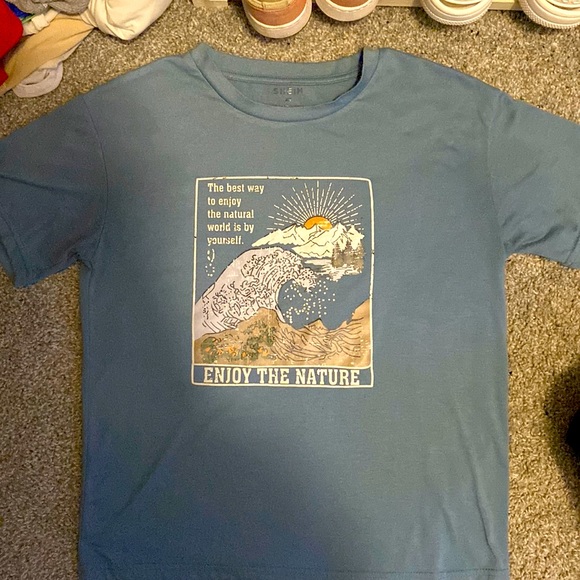 Blue wave shirt - Picture 1 of 1
